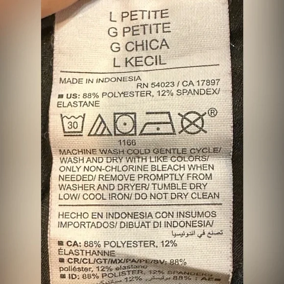 Old Navy Quick Dry StretchTech Black Wide Leg Pants High Waisted - Picture 9 of 9